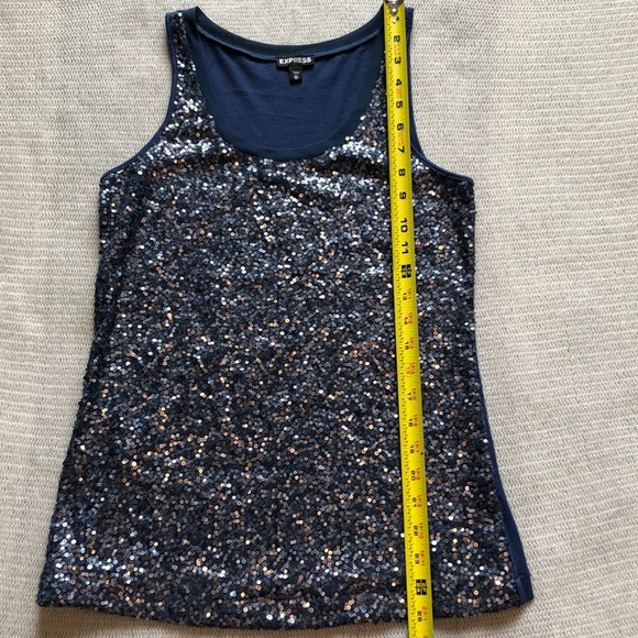Express sequin front tank top (xs) B27 - Picture 6 of 7